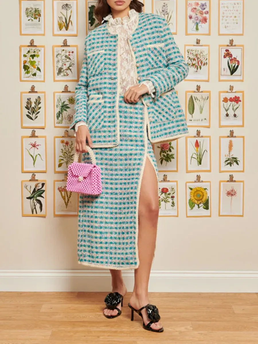 Casual Novelty Tweed Jacket
