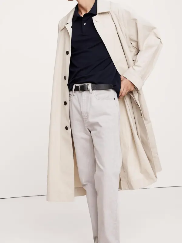 Men's Cotton Stylish Simple Navy Blue Polo Shirt