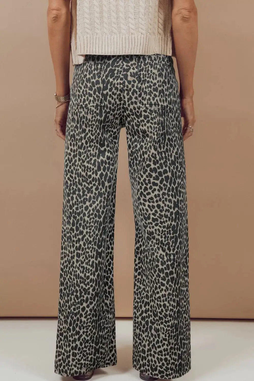 Polished High Rise Wide Leg Jeans
