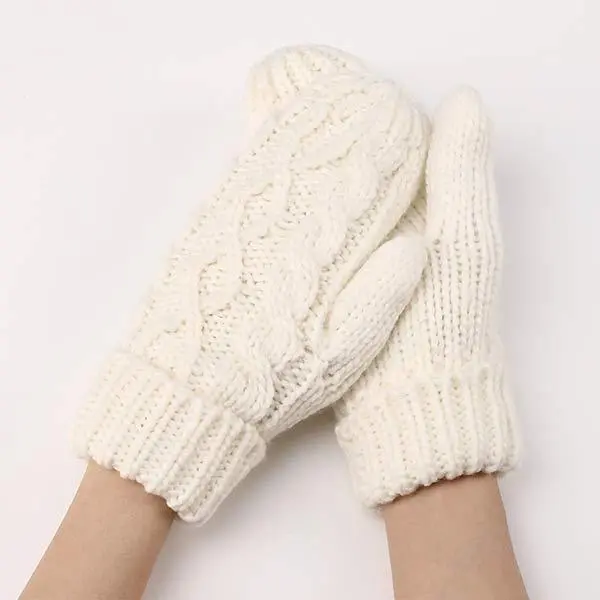 Women'S Handbag Warm Woolen Gloves 49808755C