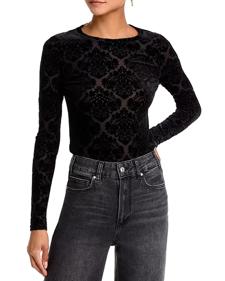 Long Sleeve Crew Neck Top