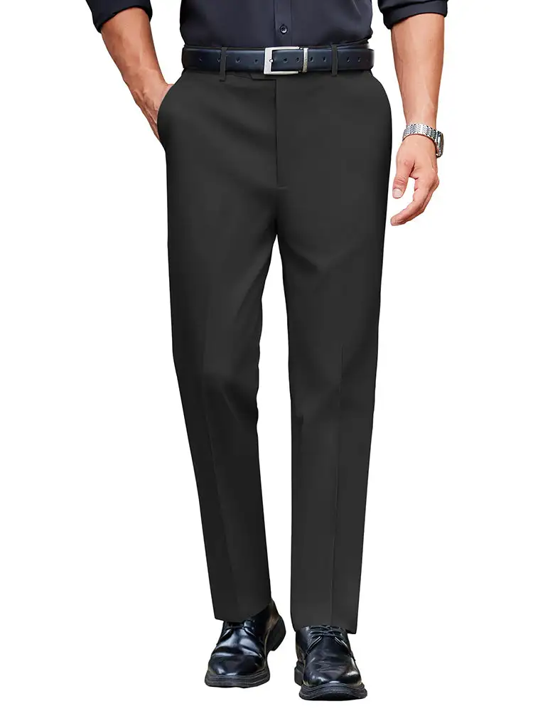 Structured Expandable Waist Dress Pants