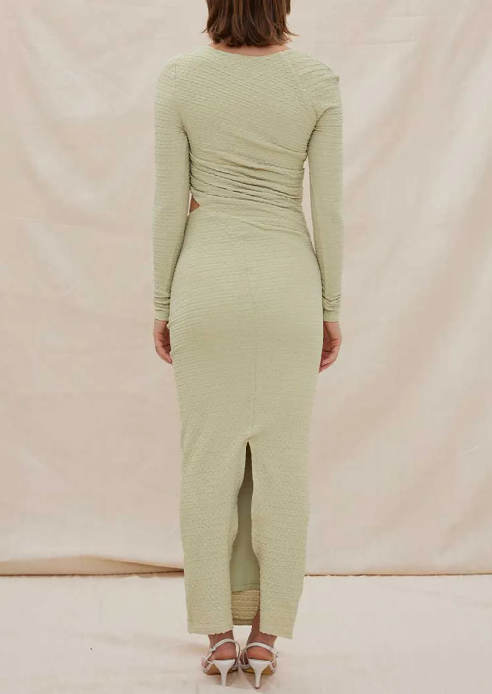 CUTOUT LONG SLEEVE DRESS
