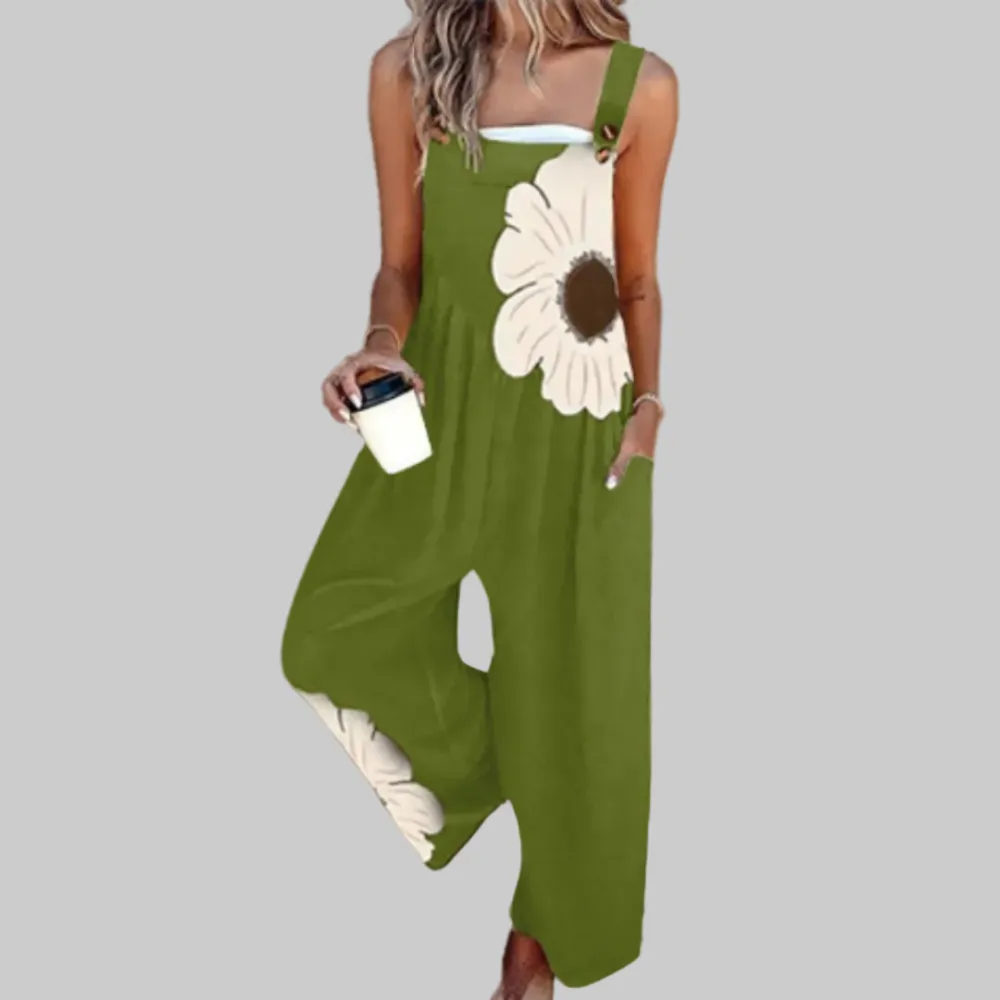 Printed Maxi Jumpsuit
