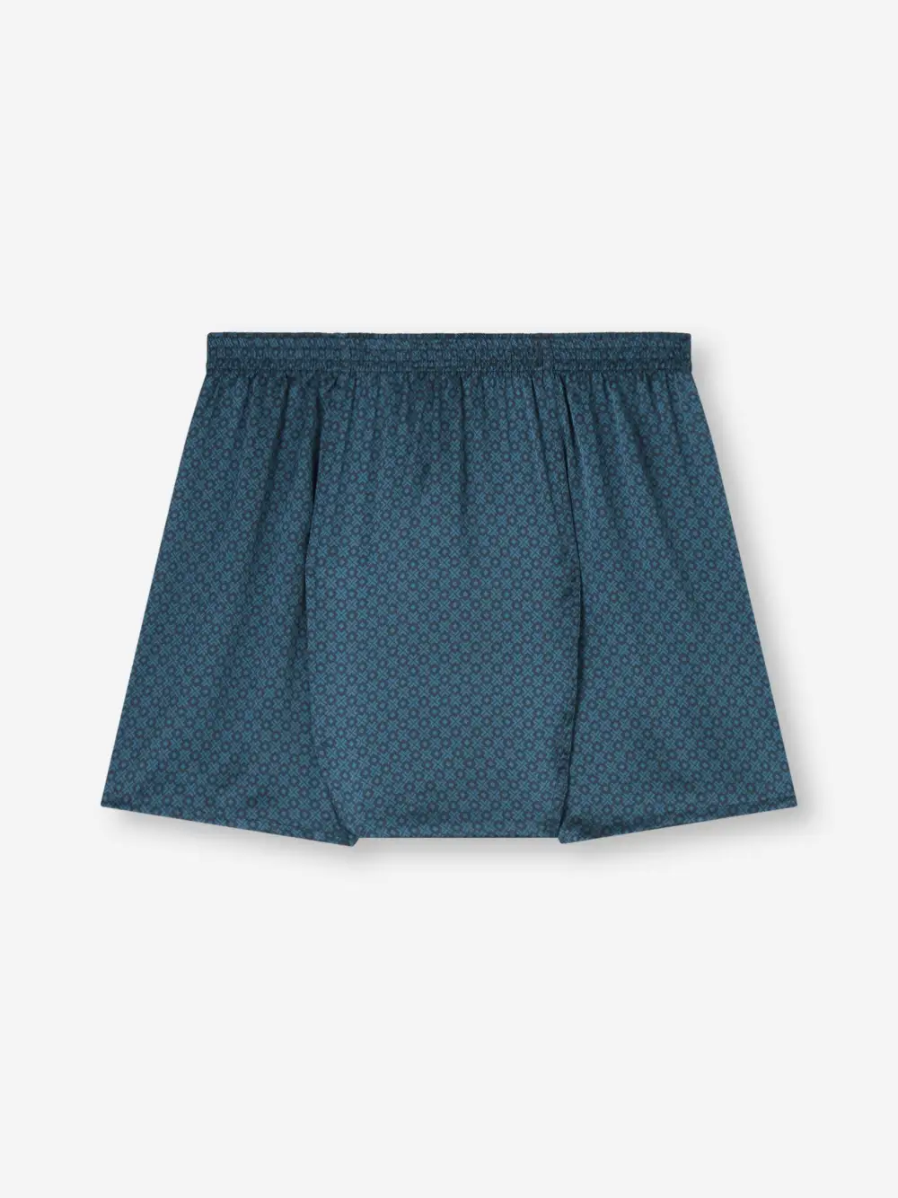 Classic Fit Silk Geometric Boxers
