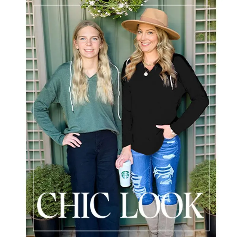 Women’s Oversized Long-Sleeve Pullover！