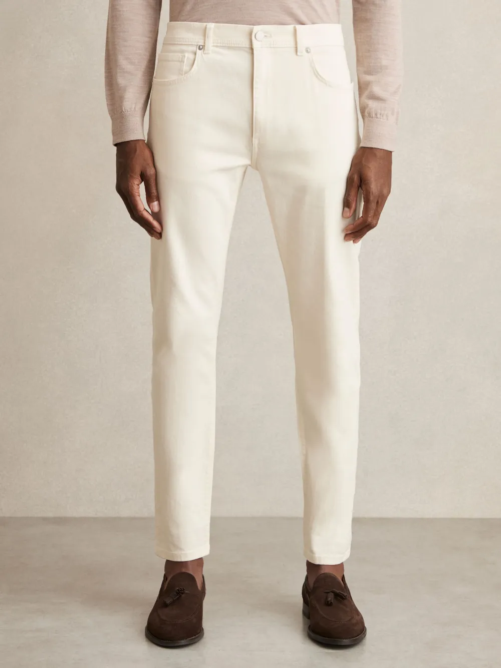 Solid Color Men's Jeans