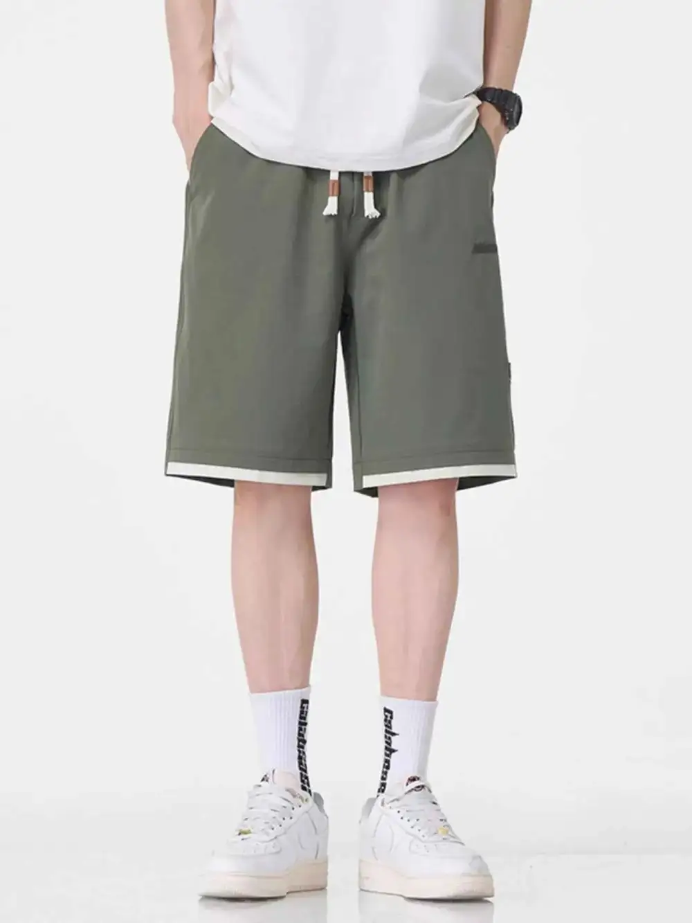 Drawstring Loose Fit Shorts