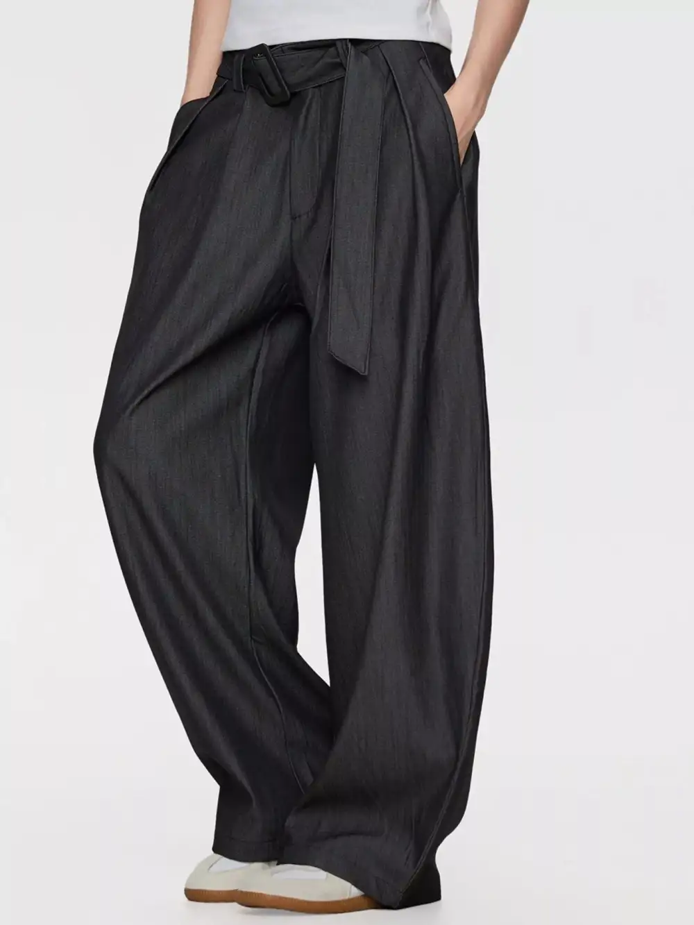 Men's Plus Size Wide Leg Dress Pants