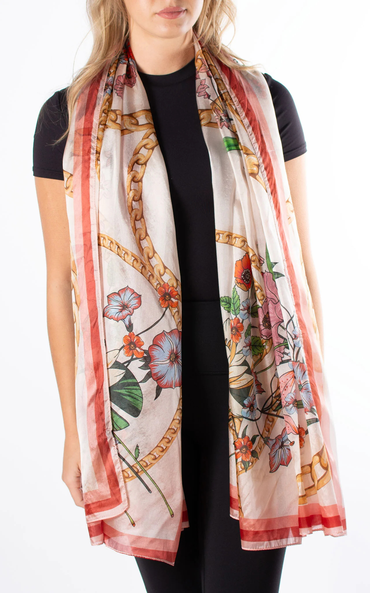 Literary Retro Silky Women's Scarf
