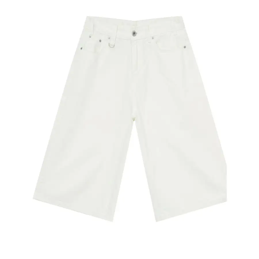 Men's Wide Leg Denim Shorts