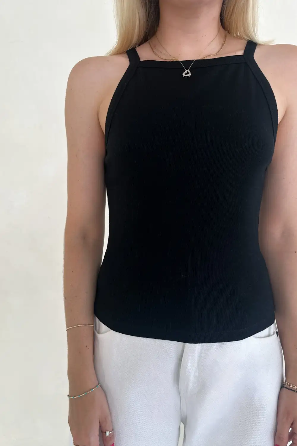 Minimal Soft Cotton Tank Top