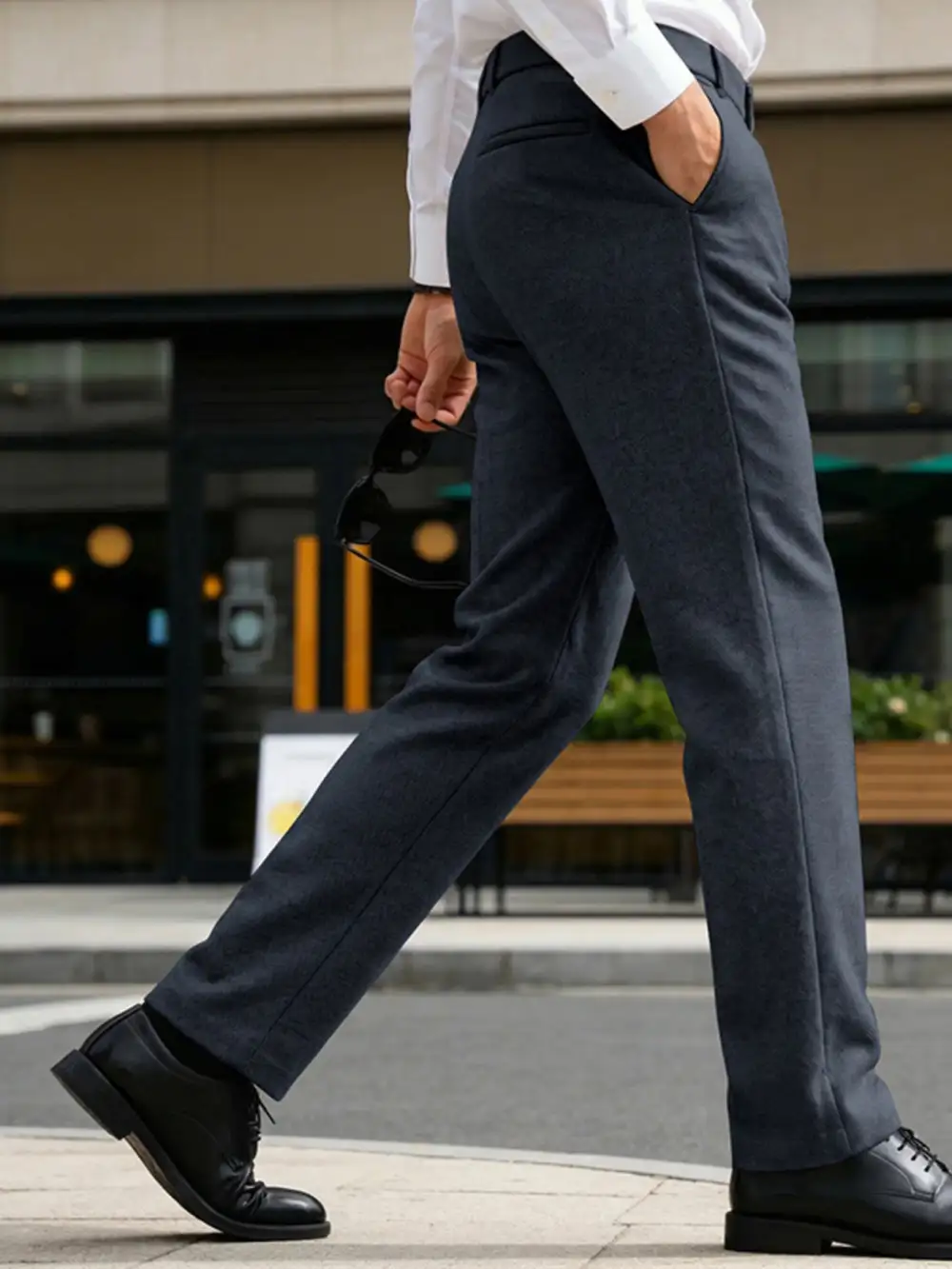 Men's Full Size Classic Fit Dress Pants Plus