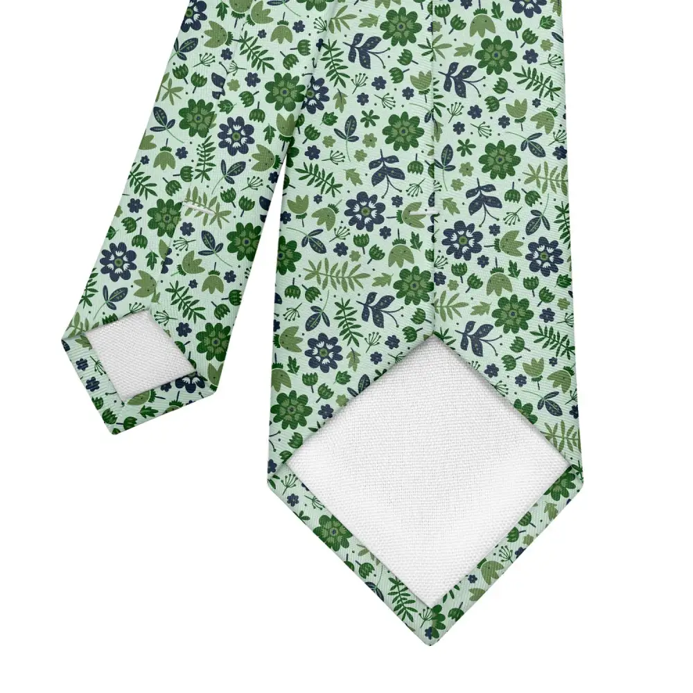 Elegant Floral Composition Necktie