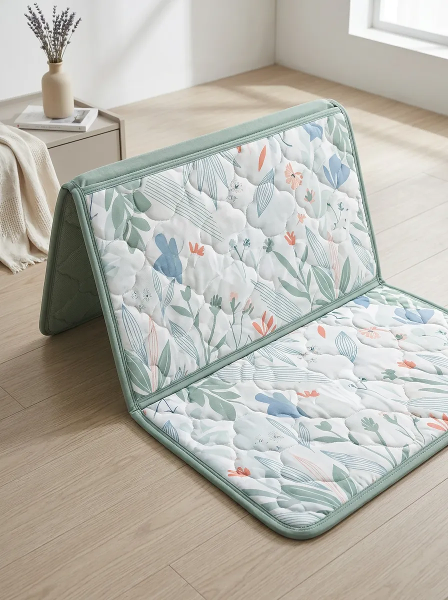 Botanical Floral Nature Pattern Cooling Mat