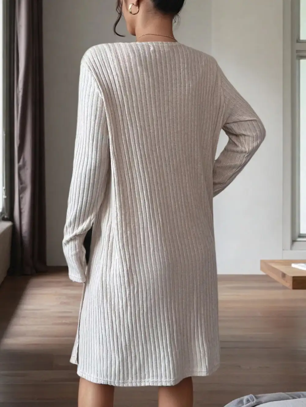 Ribbed Knit Piece Set Two