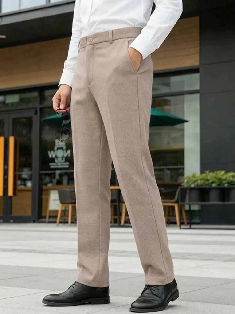 Men's Full Size Classic Fit Dress Pants Plus