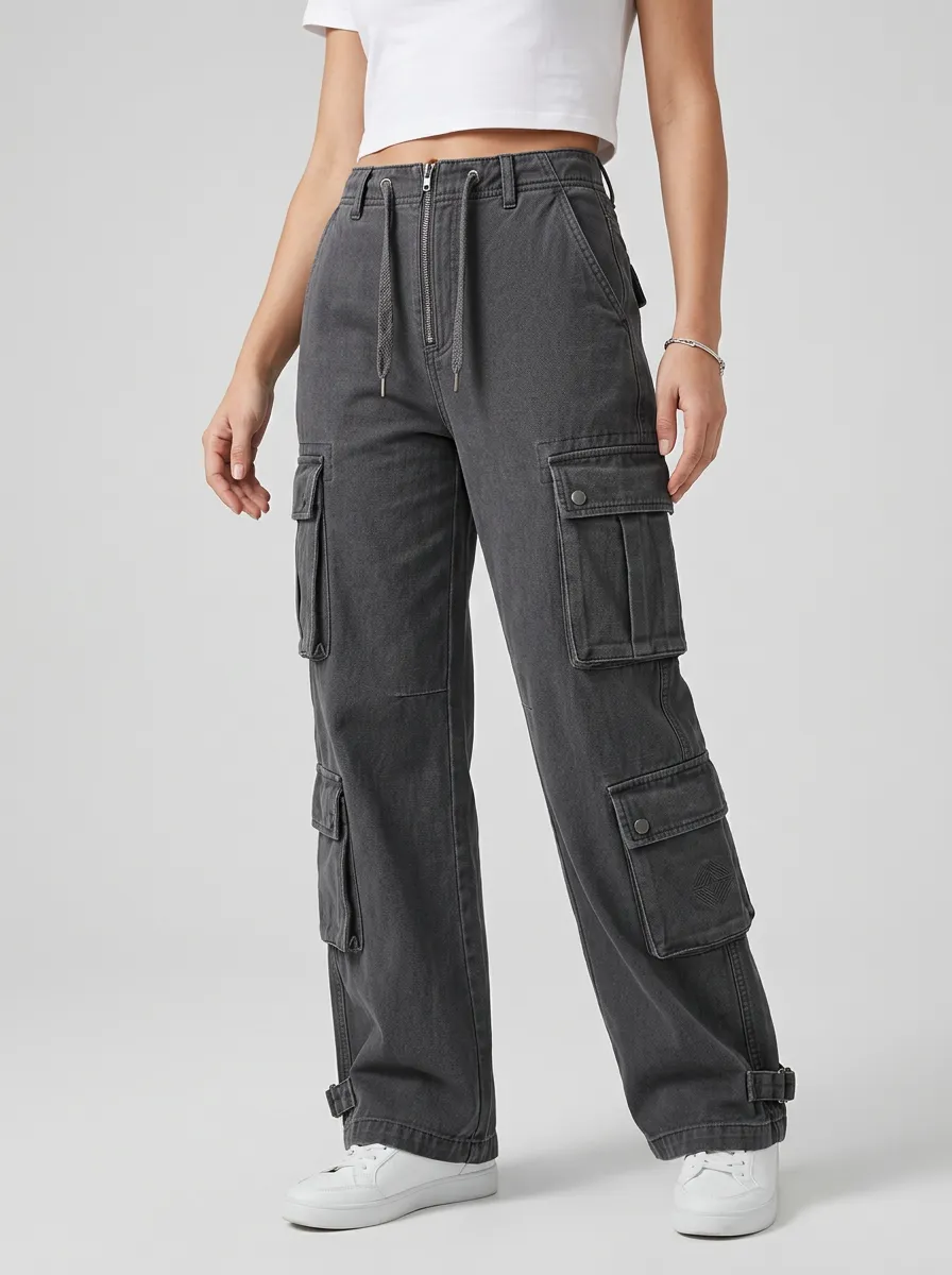 Lifestyle Multi Pocket Finish Women's Multi Pocket Cargo Pants