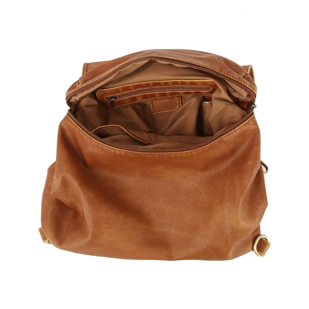 Structured Flap Casual Backpack