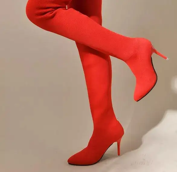 Modern Point Toe Stiletto Boots
