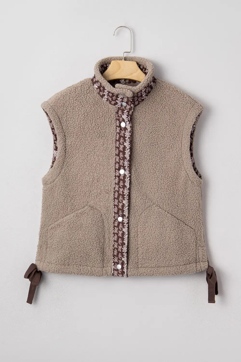 Side Bows Sherpa Vest