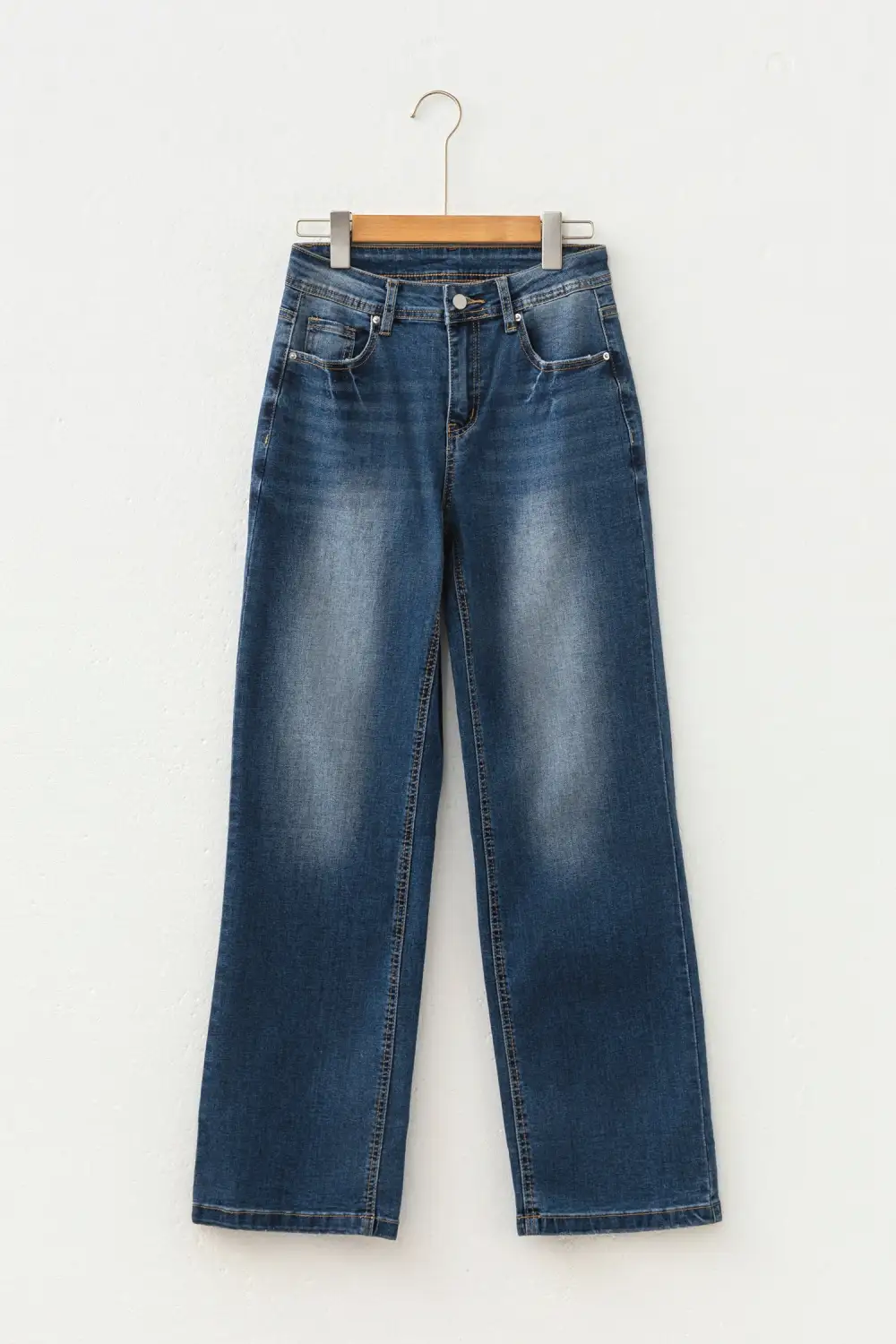 Straight Leg  Full Length Jeans