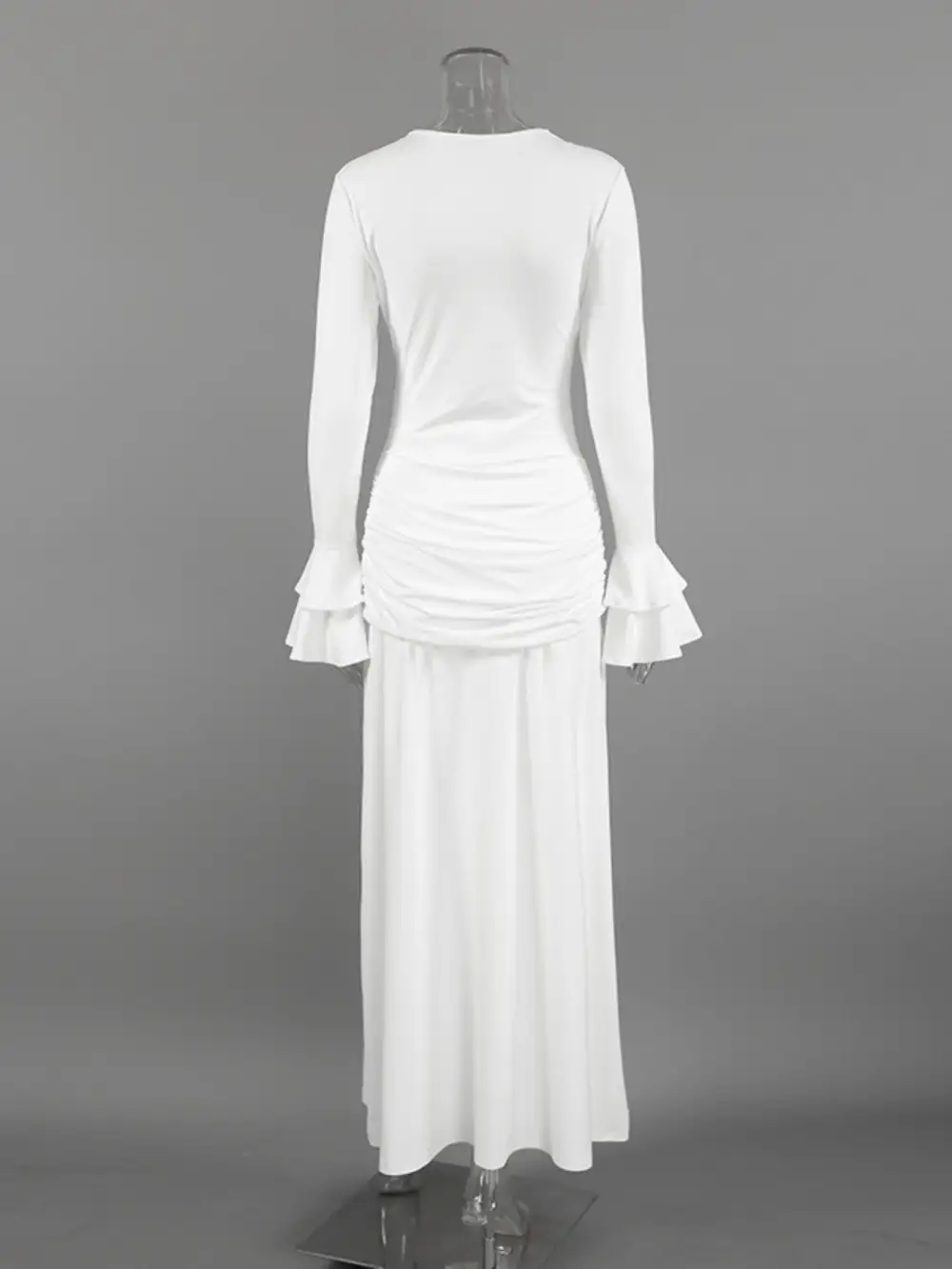 Lace Long Sleeve Maxi Dress