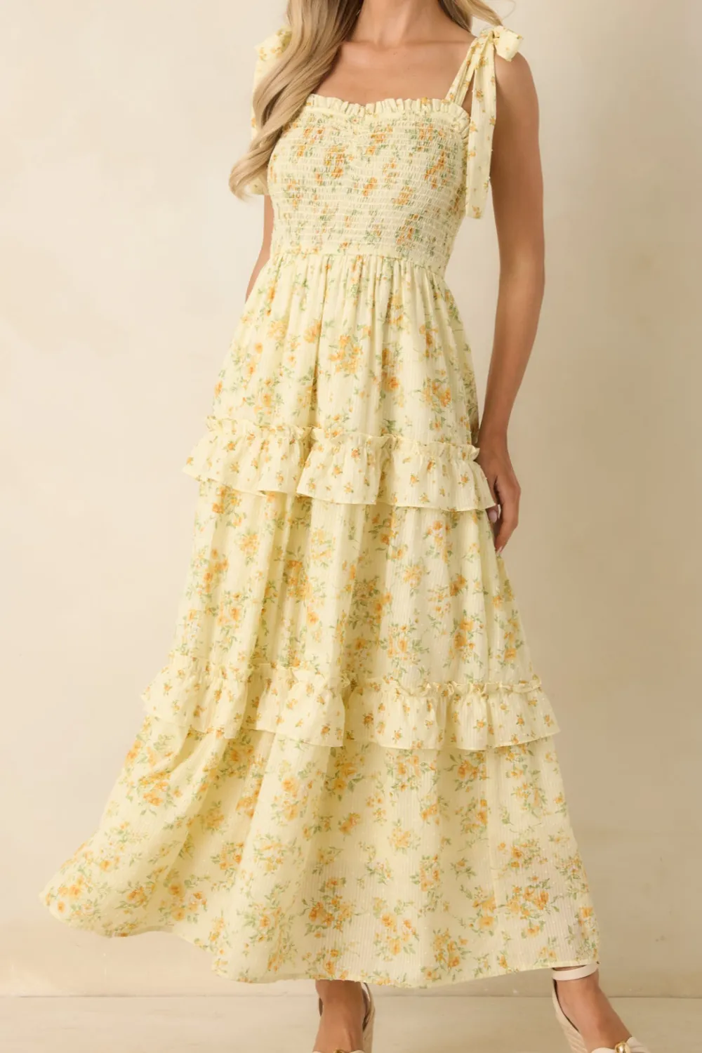 Floral Afternoon Midi Dress