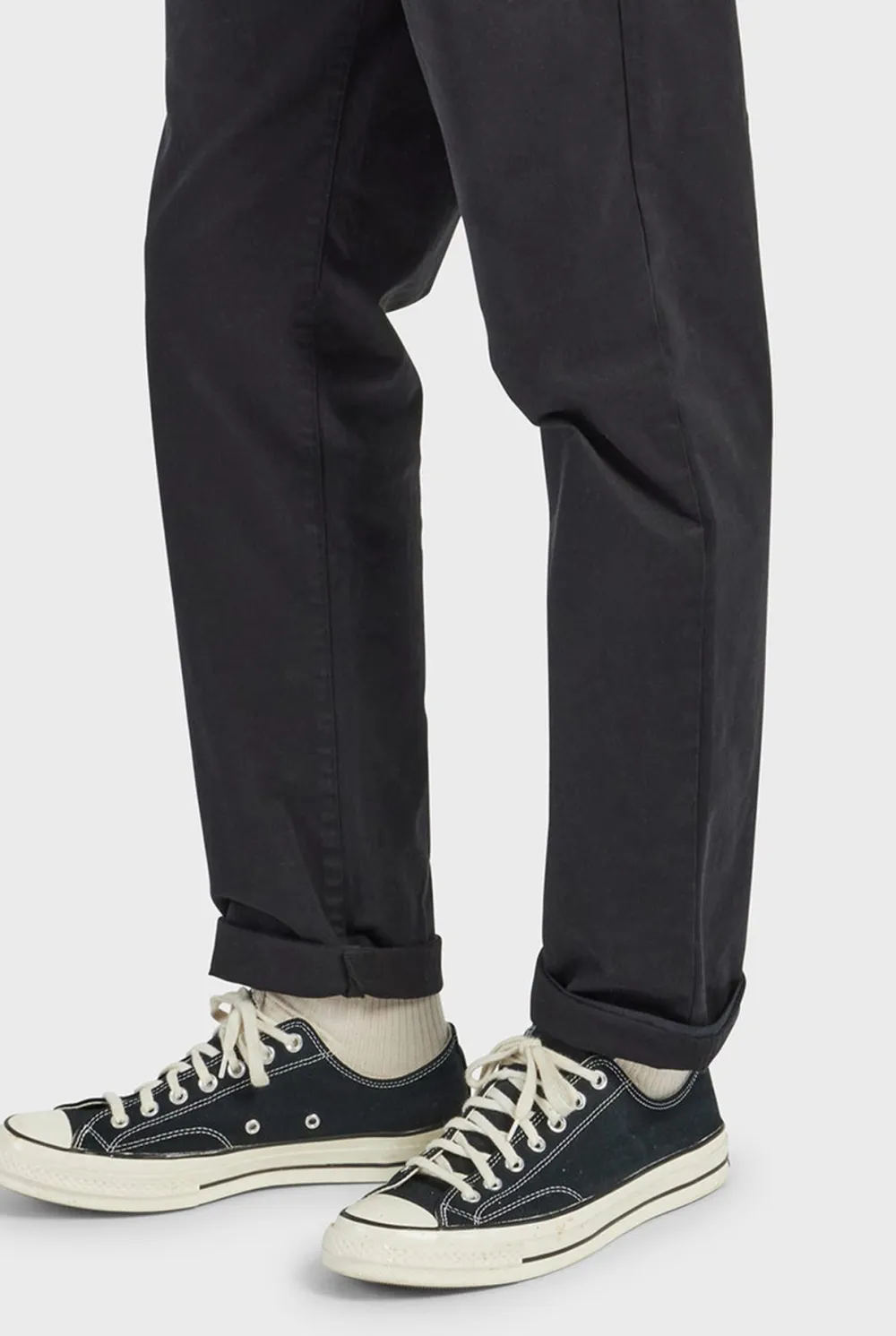 Black Slim Fit Linen Blend Trousers