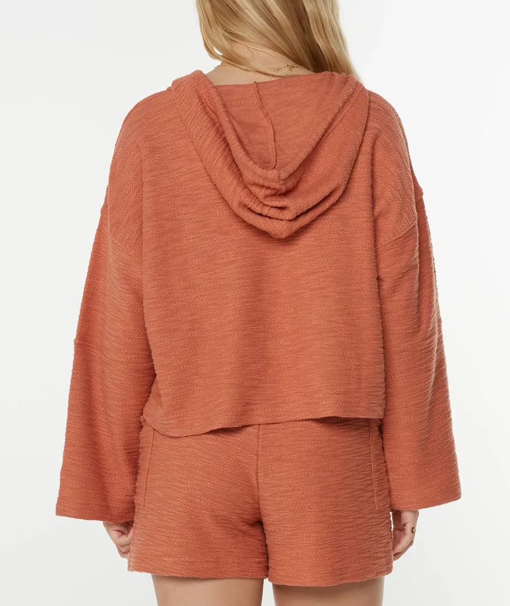 Solid Color Simple Hooded Sweatshirt