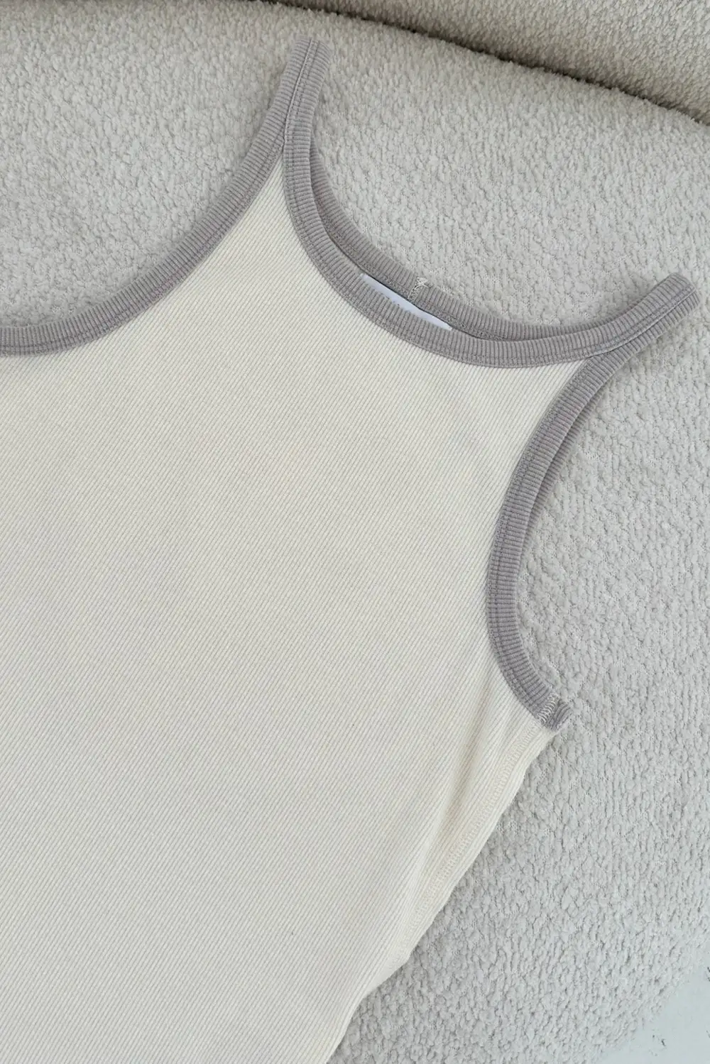 Soft Blocked Pattern Tank Top