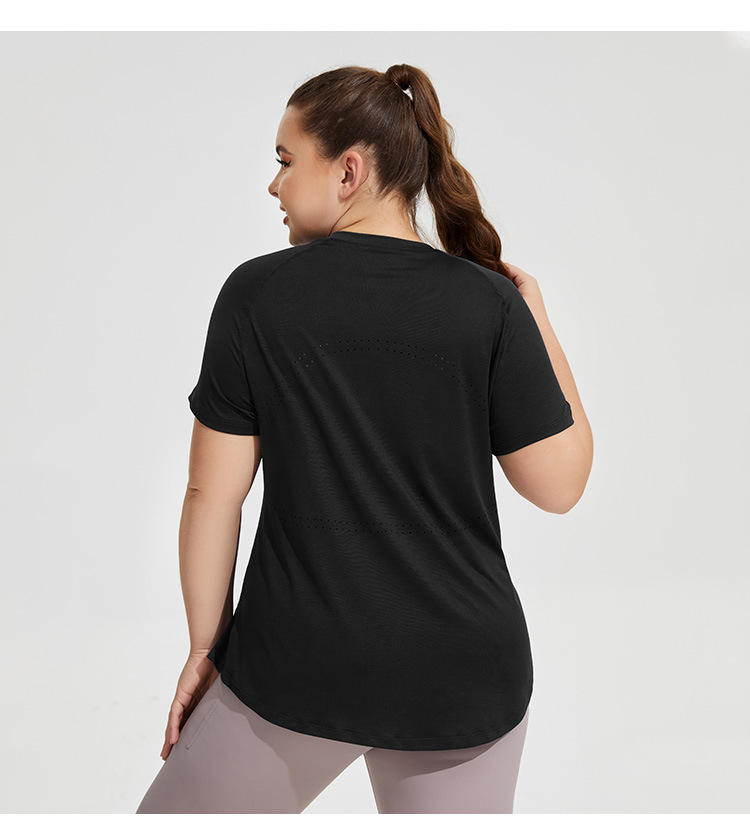 Women’s Oversized Breathable Fitness T-Shirt