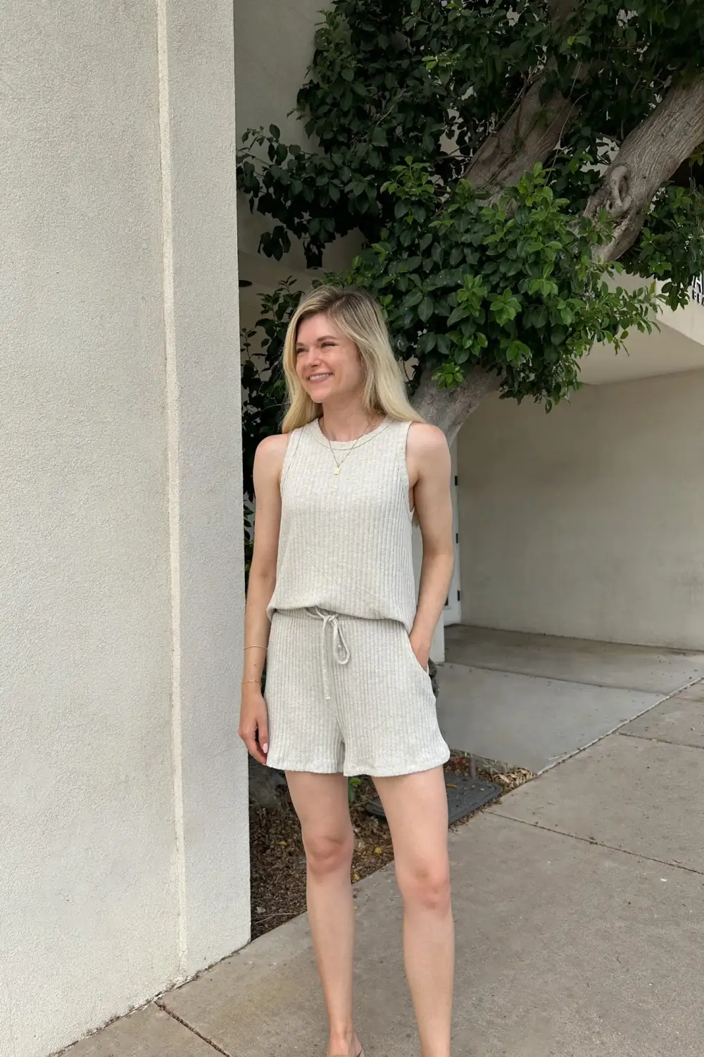 Cozy Ribbed Knit Tank Top