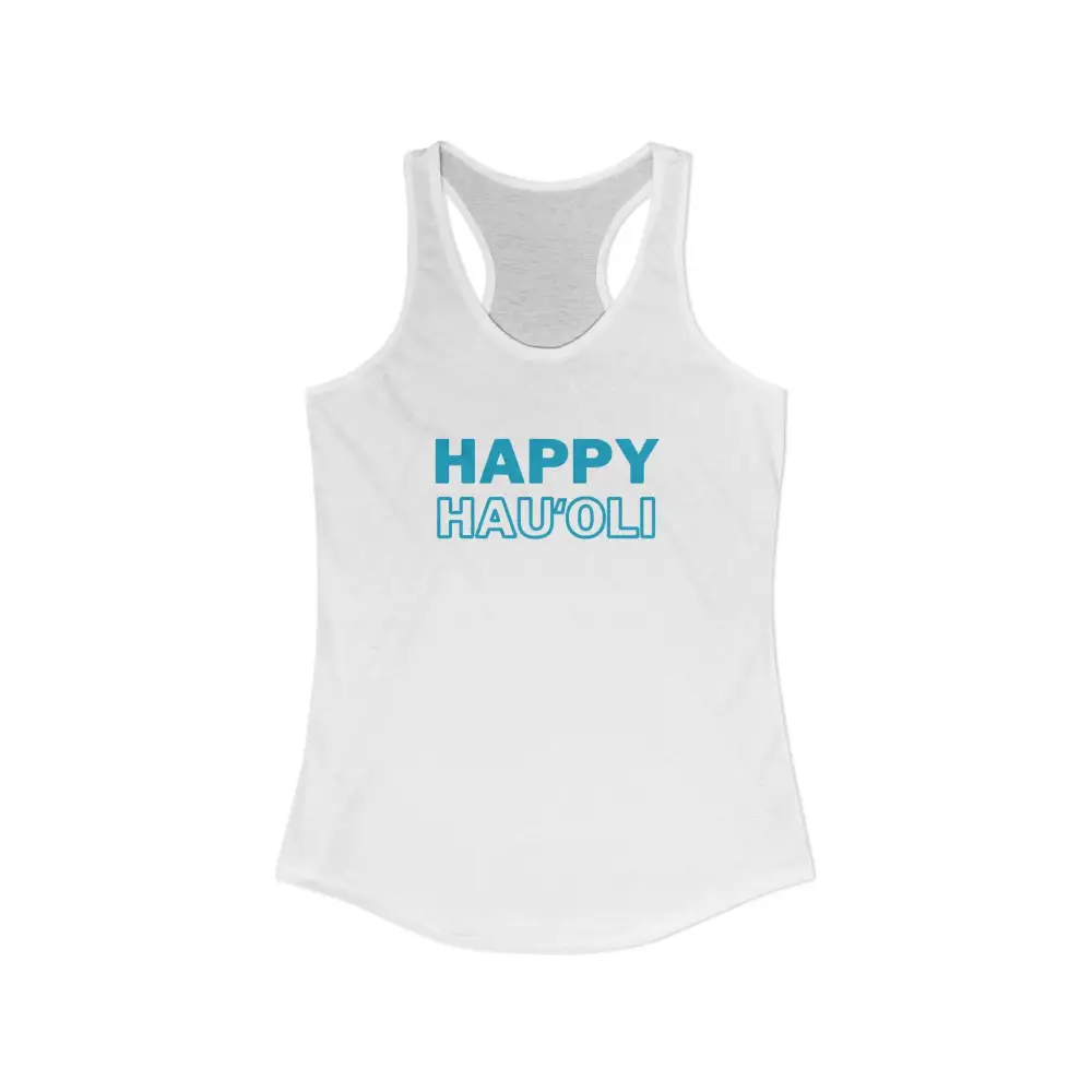 Happy Wordmark Racerback Tank
