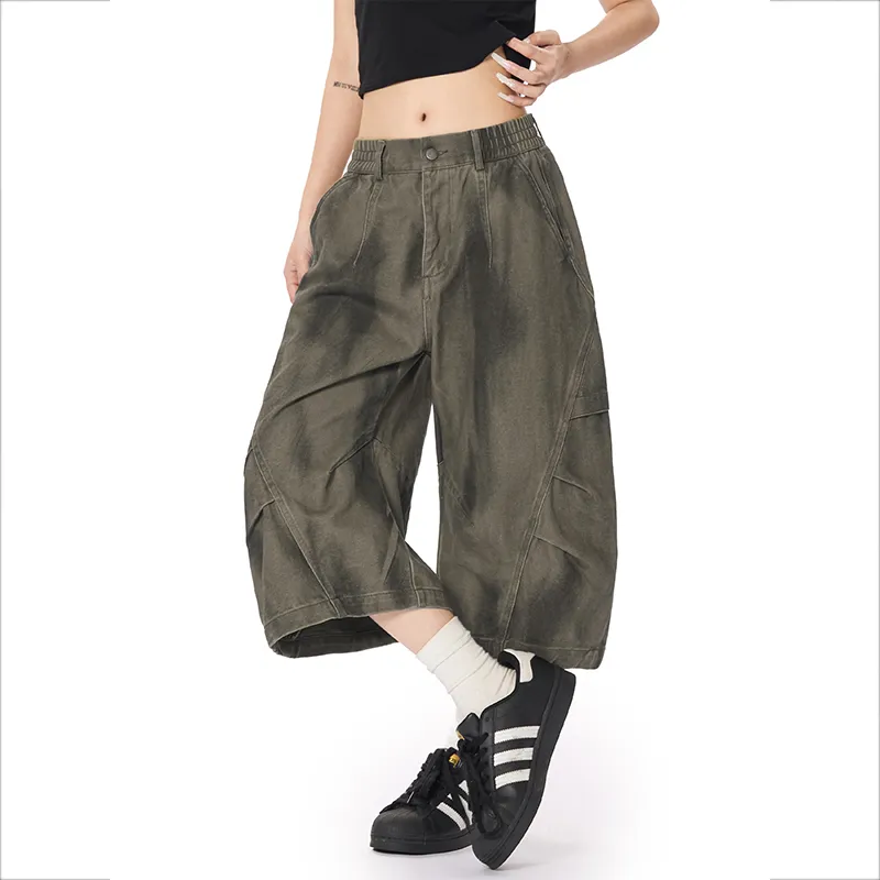Distressed Cargo Shorts