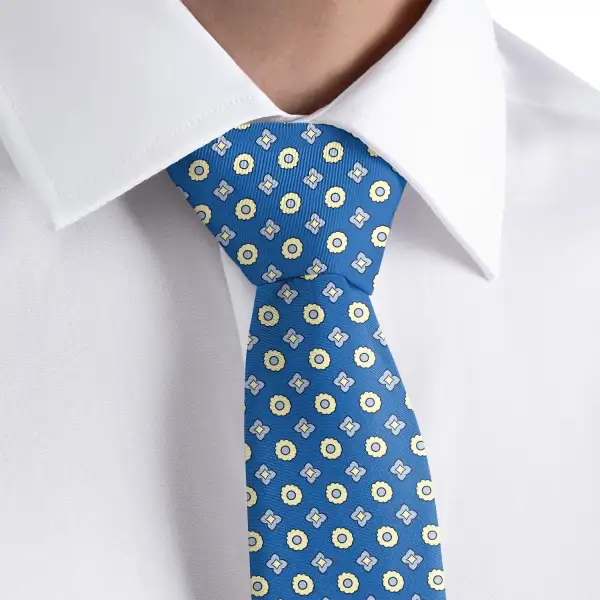 Polished Dot Motif Necktie