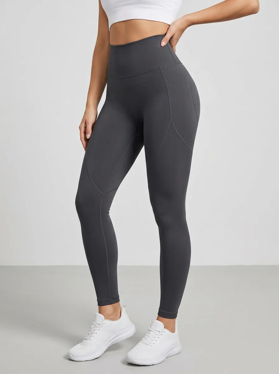 Sleek Textured Sculpting Leggings