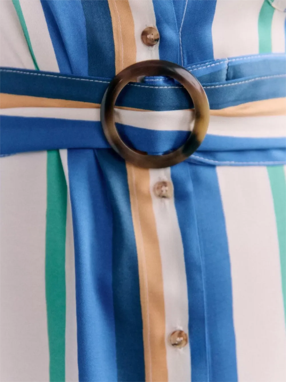 Striped Midi Dress