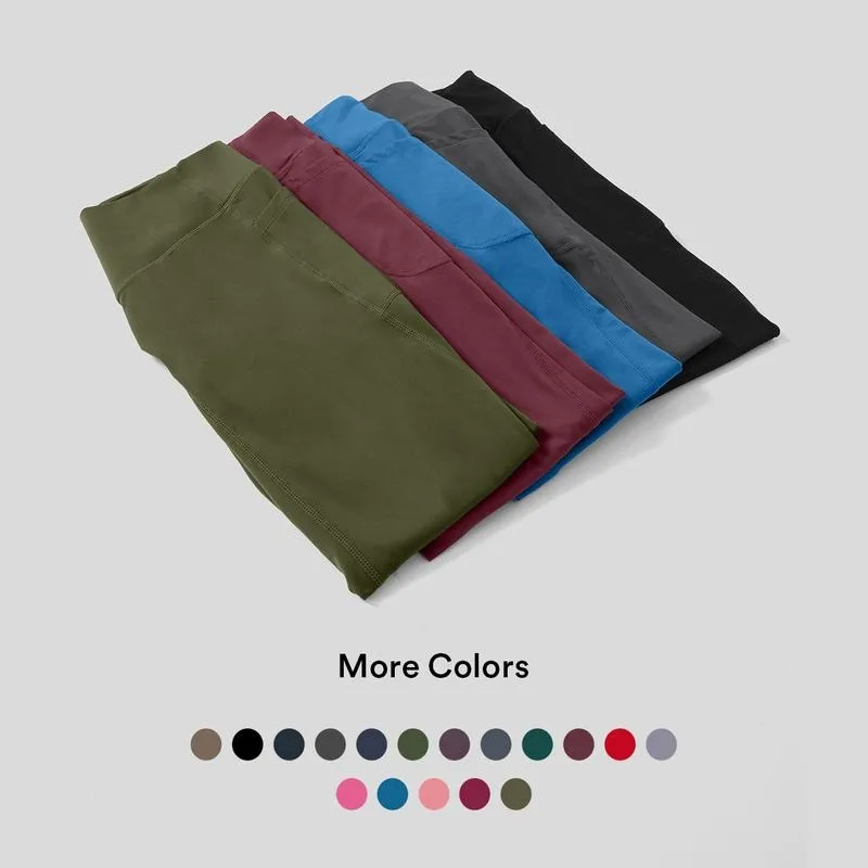 High Waisted Tummy Control Side Pocket Shaping Training Leggings – 🔥 40% OFF Today Only!