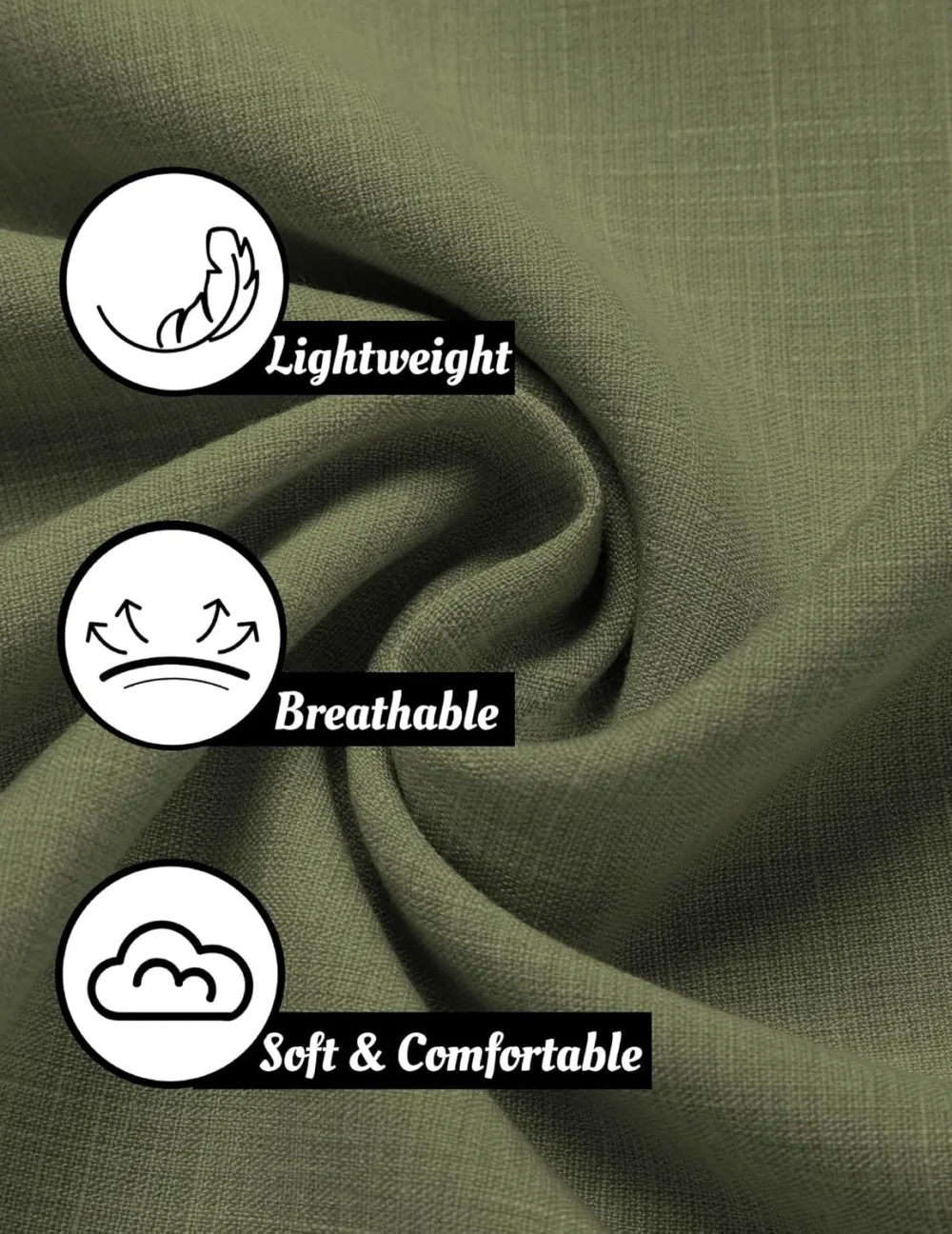 Men's Linen Shirts Short Sleeve Casual Shirts Button Down Shirt for Men Beach Summer Wedding Shirt