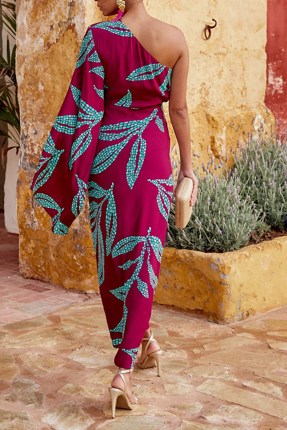 Women's Flower Maxi Dress