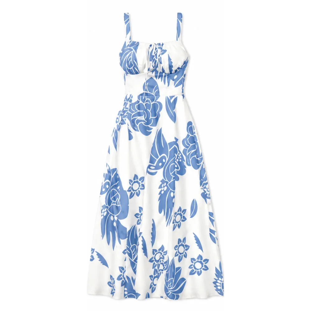 Lightweight Floral Midi Dress