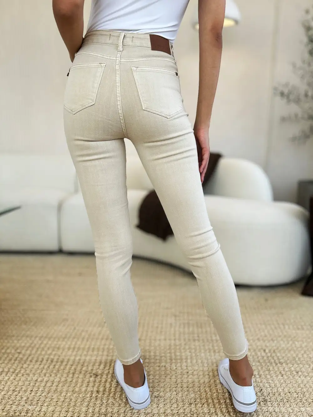 Smooth Skinny Denim Jeans
