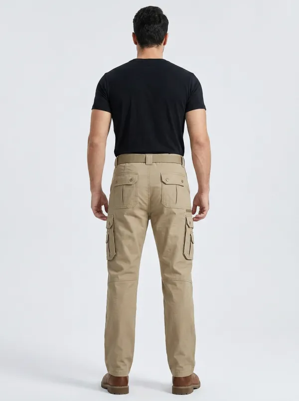Outdoor-Ready Multi Pocket Street Look Men's Work Pants