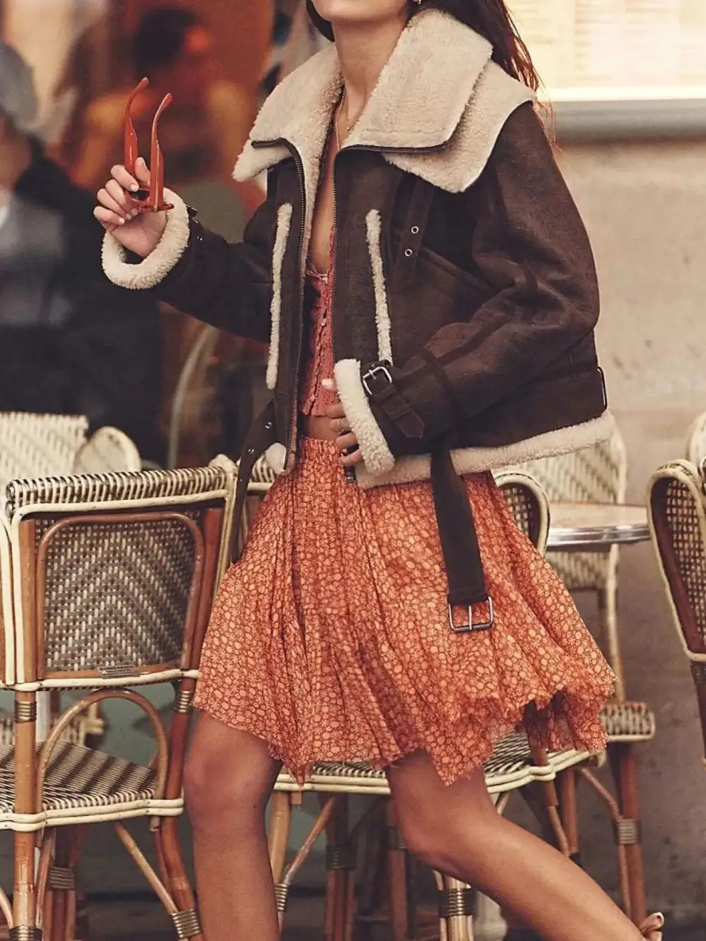 Comfy Mesh Printed Skirt