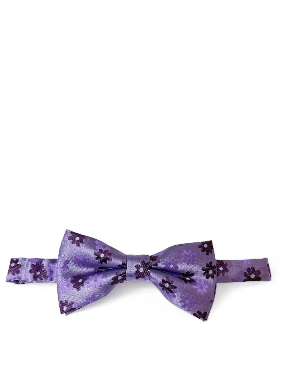 Understated Floral Polyester Pre-Tied Bow Tie