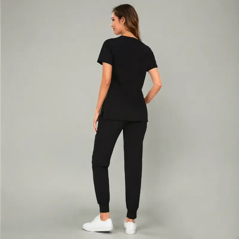 Women's Medical Suit - V-neck Top and Sweatpants