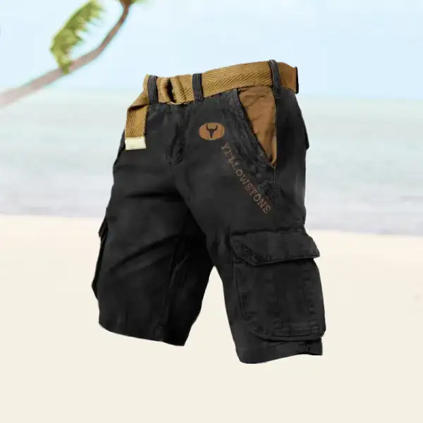 Men's Cotton Patch Pocket Cargo Shorts