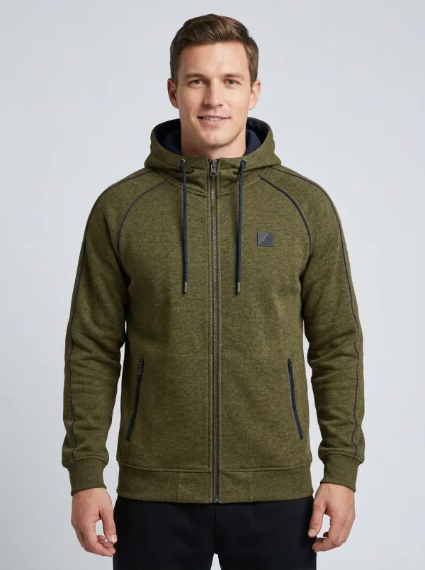 Urban Zip-Up Hooded Daily Wear Men's Sport Jacket