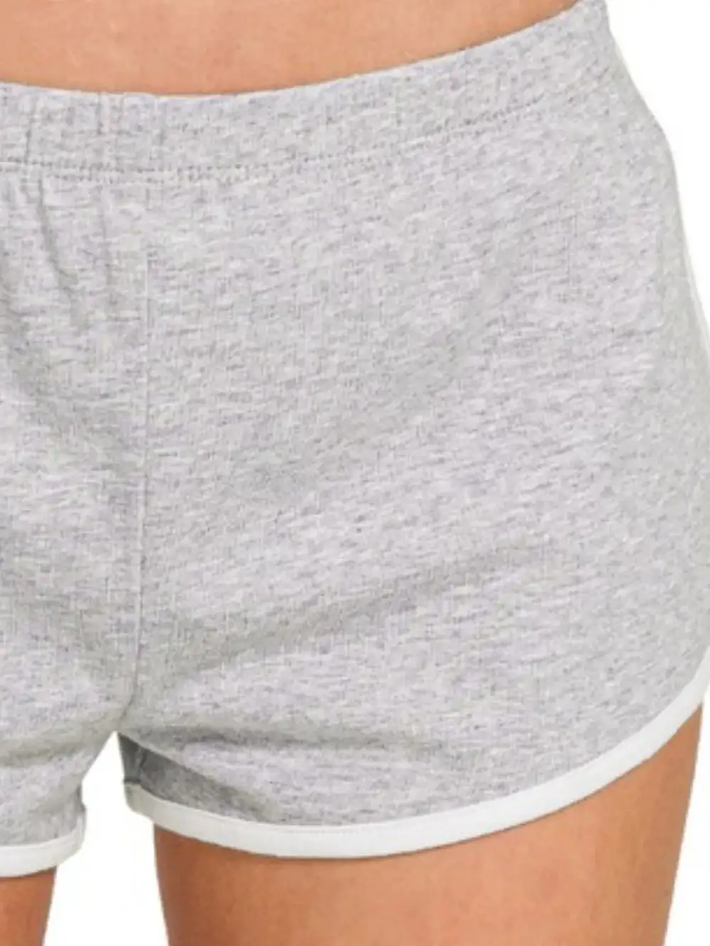 Everyday Elastic Waistband Dolphin Shorts